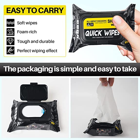 (Buy 1 Get 1 Free) Shoe Cleaning Bag with FREE Wipes