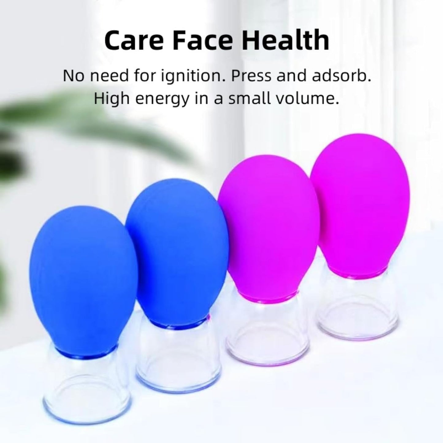 (8 Piece) Face Cupping Glass Massager Cupping Cup