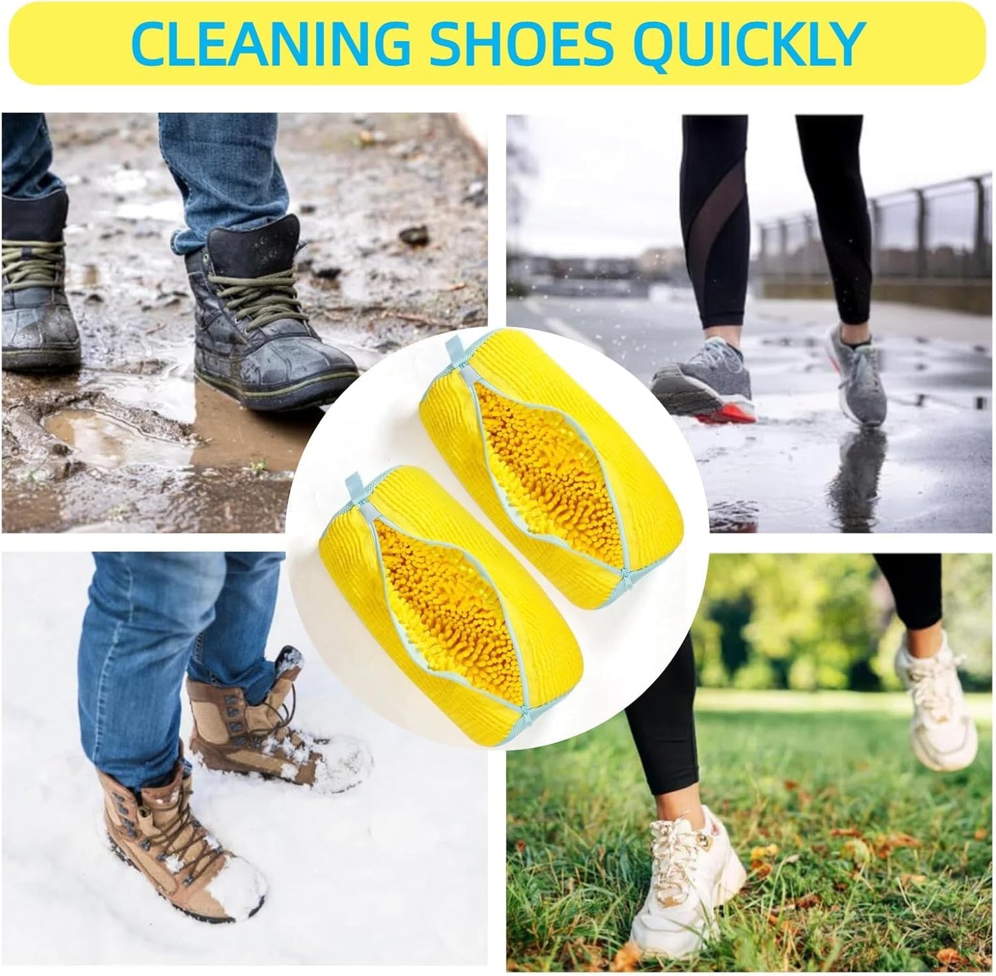 (Buy 1 Get 1 Free) Shoe Cleaning Bag with FREE Wipes