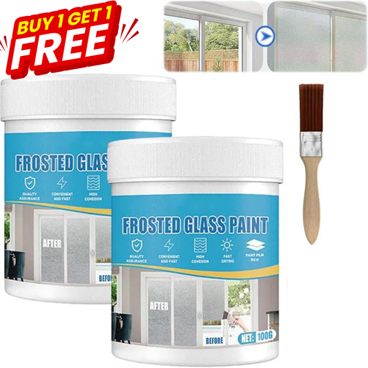 Glass Spray Paint with Brush For Home Office Bathroom Indoor Outdoor 100g (BUY 1 GET 1 FREE))