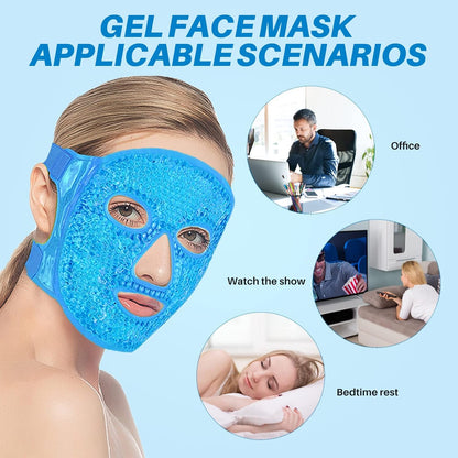 (Free Eye Mask) Face Ice Pack Reduce Face Puff, Dark Circles